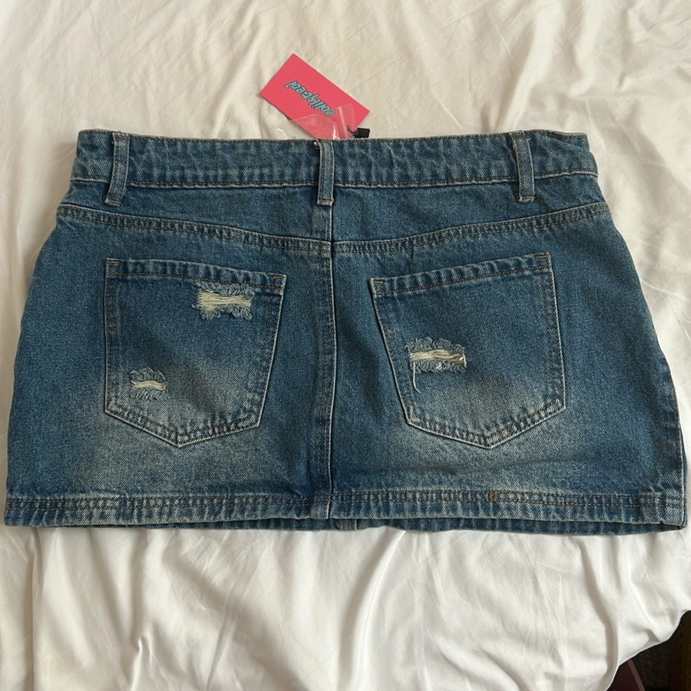 Edikted Jean Skirt - Picture 4 of 4